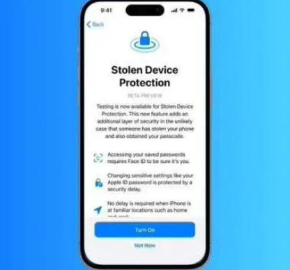 台江苹果授权维修店分享被盗设备保护功能开启方法