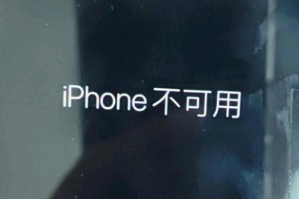 台江苹果服务网点分享锁屏界面显示“iPhone 不可用”如何解决 