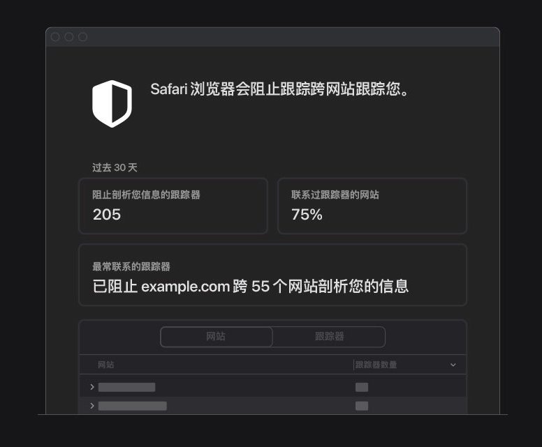 台江苹果手机维修分享如何在 Safari 浏览器中查看和打开隐私报告 